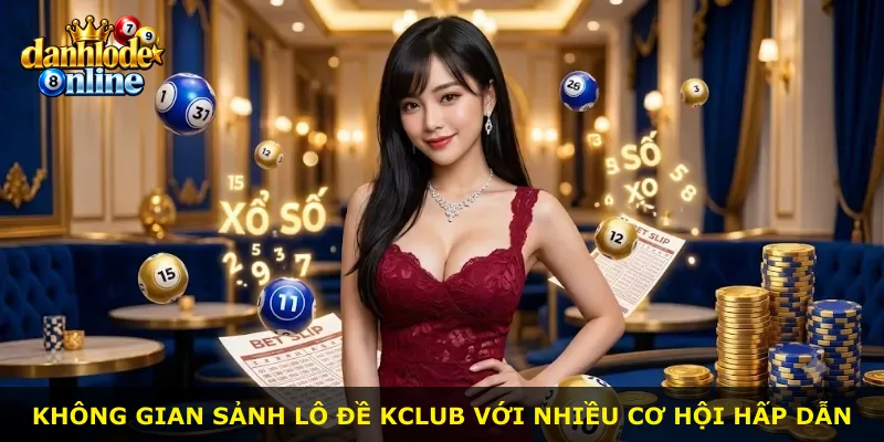 Không gian sảnh lô đề Kclub với nhiều cơ hội hấp dẫn